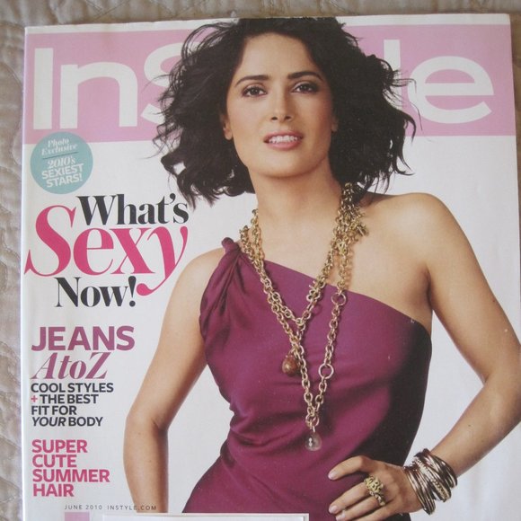 INSTYLE MAGAZINE SALMA HAYEK JUNE 2010 * - Picture 1 of 2